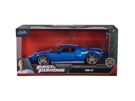 Modell Fast & Furious Ford GT 2005 1:24 blau