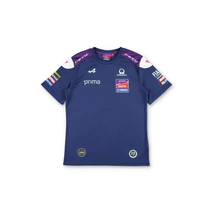 Yamaha Pramac team T-shirt with sponsor logos