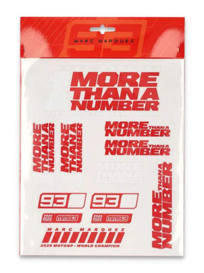 Marc Márquez 93 large sticker pack – #1 champion stickers