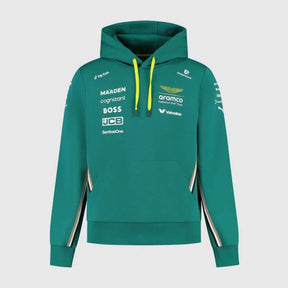 Aston Martin F1 Team team sweatshirt with sponsor logos