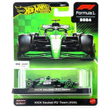 Model Hot Wheels F1 Premium - Zhōu Guànyǔ KICK Sauber F1