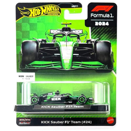 Modell Hot Wheels F1 Premium - Zhōu Guànyǔ KICK Sauber F1