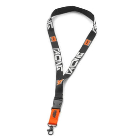 KTM Racing Schlüsselanhänger mit Karabiner schwarz mit Logo