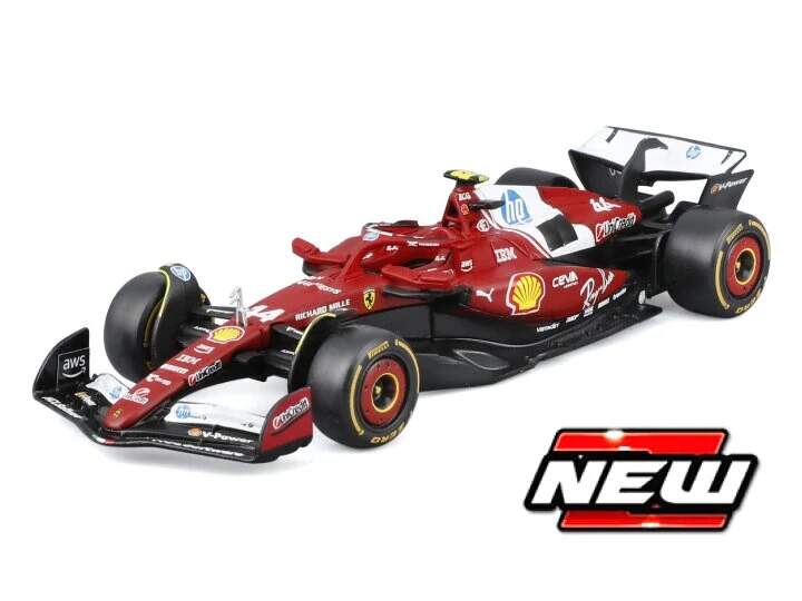 Modell Scuderia Ferrari SF-25 BBurago #44 Lewis Hamilton 2025