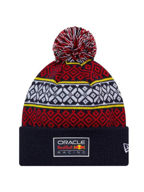 Red Bull Racing F1 Wintermütze mit Bommel - Winter Edition