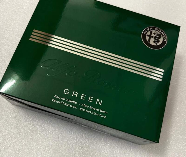 Alfa Romeo Green Eau de Toilette 75 ml + After Shave Balsam 100 ml Geschenkset