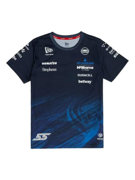 Damen-T-Shirt Williams F1 Team #55 Carlos Sainz - Team Edition