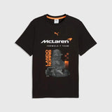 Lando Norris T-shirt - McLaren F1, black - fan edition