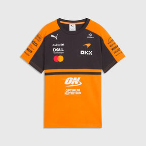 McLaren F1 x Puma Kids' Team T-Shirt with Sponsor Logos – Team Edition