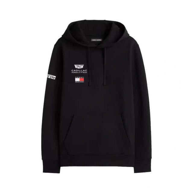 Schwarzer Cadillac F1 x Tommy Hilfiger Hoodie - Team Edition