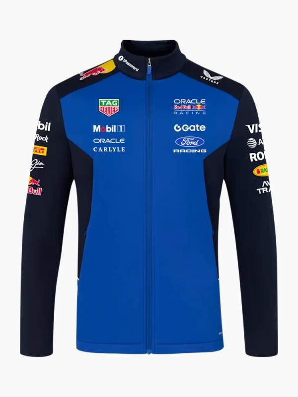 Oracle Red Bull Racing Softshelljacke mit Sponsorenlogos - Team Edition