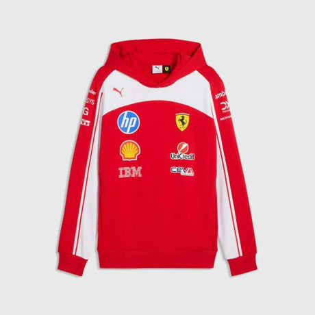 Scuderia Ferrari F1 x Puma hoodie with sponsor logos - team edition