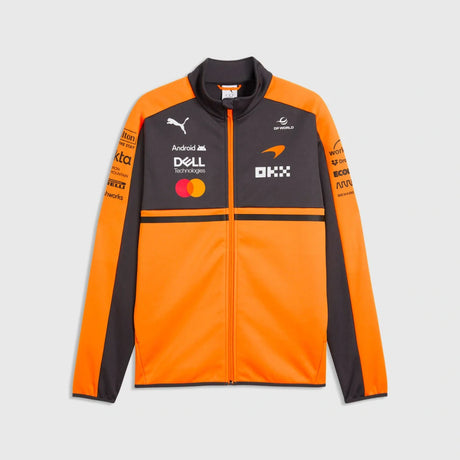 McLaren F1 Team Softshelljacke 2026 – Orange/Grau