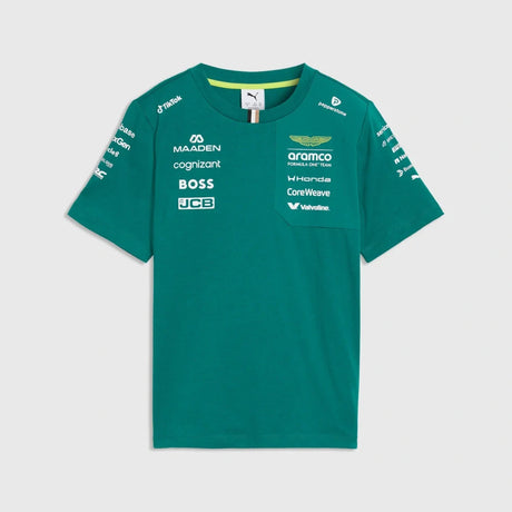 Aston Martin F1 Team Kinder-T-Shirt 2026 – Grün