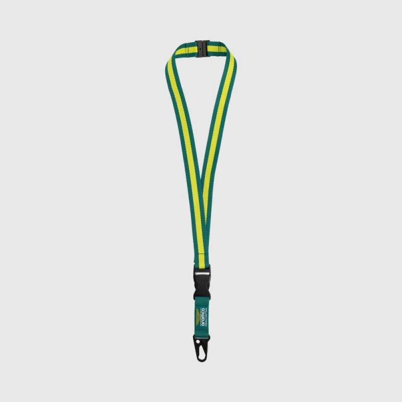 Aston Martin F1 Schlüsselanhänger mit Karabiner und Logo