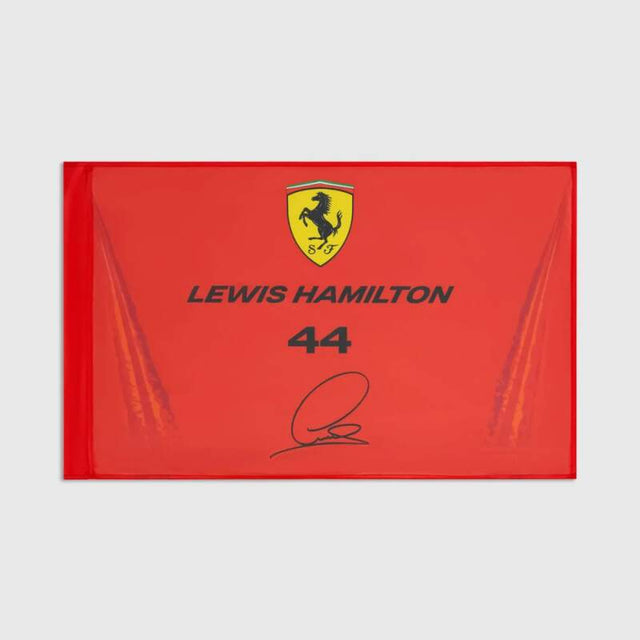 Scuderia Ferrari F1 Fahne - Lewis Hamilton #44