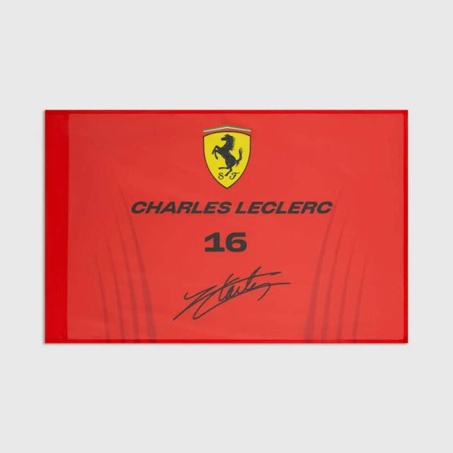 Scuderia Ferrari F1 Fahne - Charles Leclerc #16