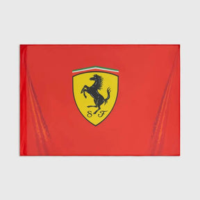 Scuderia Ferrari F1 Fahne mit Logo rot