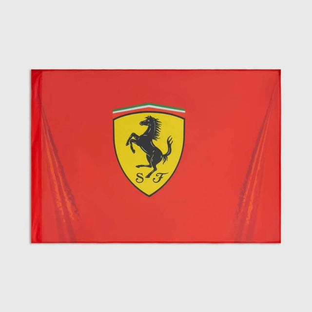 Scuderia Ferrari F1 Fahne mit Logo rot