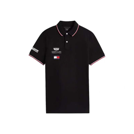 Black Cadillac F1 x Tommy Hilfiger polo shirt - team edition