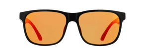 Red Bull Spect Sonnenbrille EARLE schwarz mit orangefarbenen Gläsern