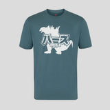 Haas F1 Team x Godzilla T-Shirt – Japan 2026 Edition, Dunkelgrün