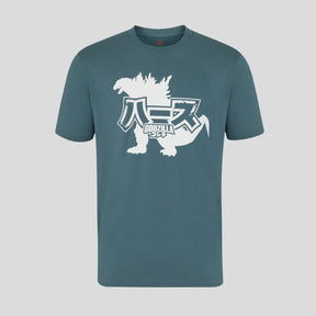 Haas F1 Team x Godzilla T-Shirt – Japan 2026 Edition, Dunkelgrün