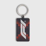 Formula 1 metal keyring with F1 logo