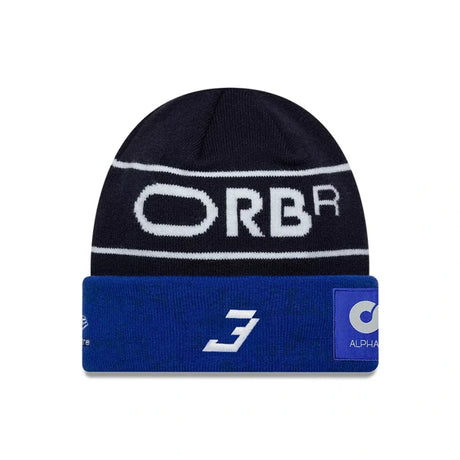 Oracle Red Bull Racing Max Verstappen #3 Beanie – Marineblau/Blau