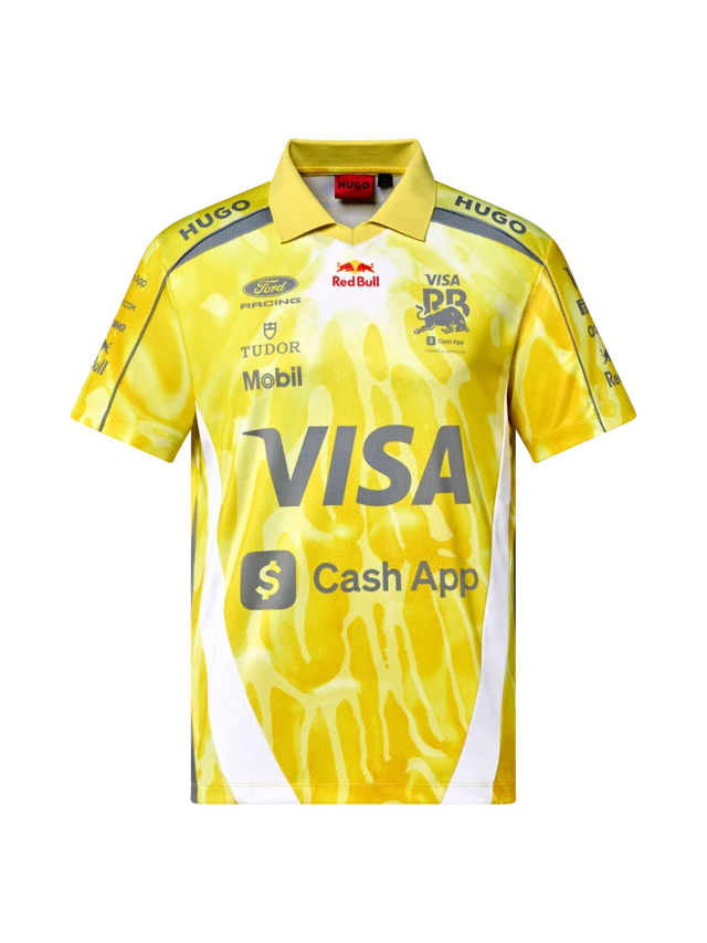HUGO Visa Cash App Racing Bulls Team-Poloshirt – Miami GP 2026, Gelb