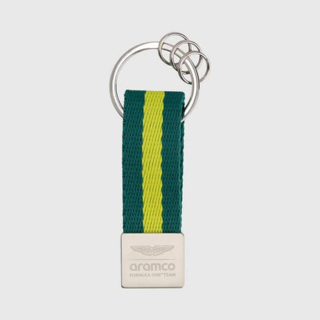 Aston Martin F1 keyring with logo