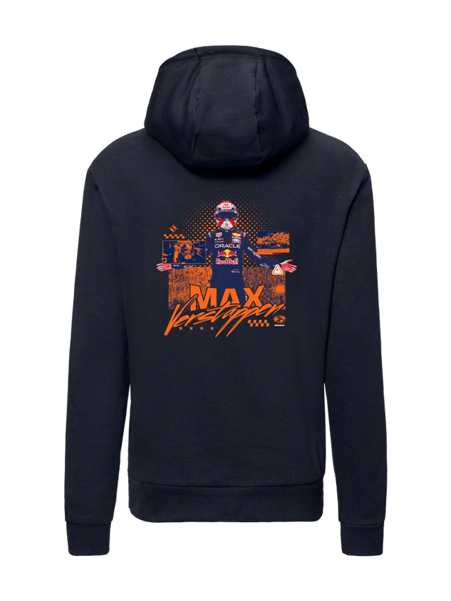 Oracle Red Bull Racing Max Verstappen Hoodie with Logo – Navy