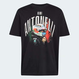 Adidas Mercedes AMG Petronas F1 T-Shirt KIMI ANTONELLI Edition schwarz GRAPHIC