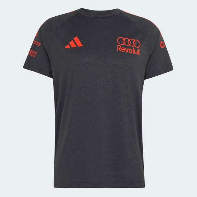 Audi Revolut F1 x Adidas grey T-shirt with sponsor logos - team edition