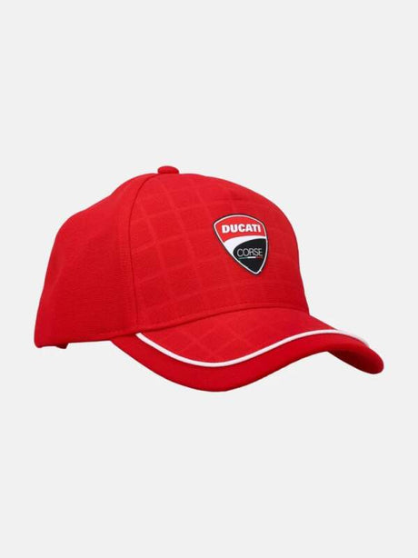 Ducati Corse GRID Fan-Cap rot mit Logo