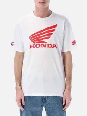 HRC Honda Fan-T-Shirt weiß mit großem Logo