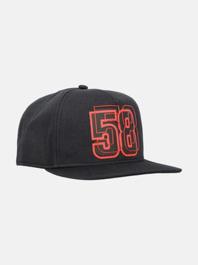Marco Simoncelli 58 Cap mit flachem Schirm