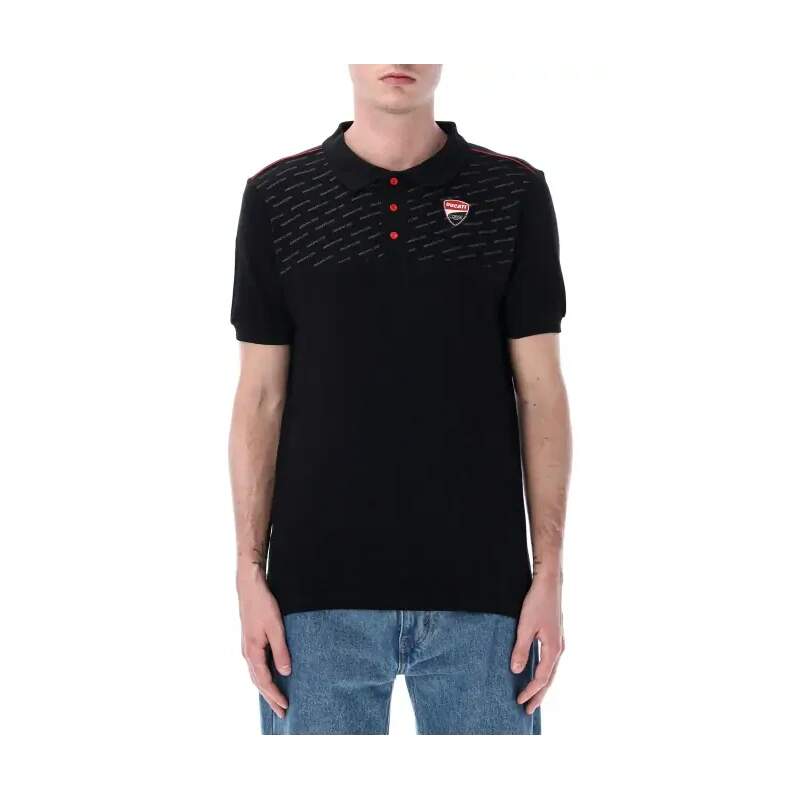 Ducati Corse fan polo shirt with logo