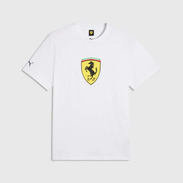 Scuderia Ferrari F1 white fan T-shirt with logo