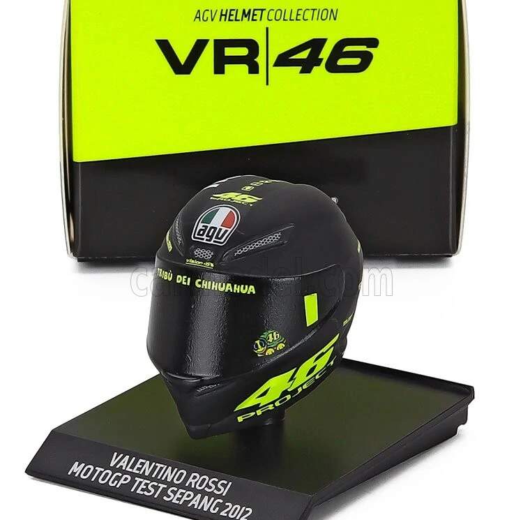 Minichamps Helmmodell Valentino Rossi - MotoGP Test Sepang 2012