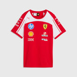 Women's Scuderia Ferrari F1 x Puma T-shirt with sponsor logos - team edition