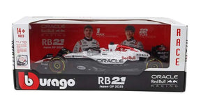Model Red Bull F1 RB21 BBurago #1 Max Verstappen 2025 winner Japan GP