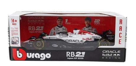 Modell Red Bull F1 RB21 BBurago #1 Max Verstappen 2025 - Sieger Japan GP