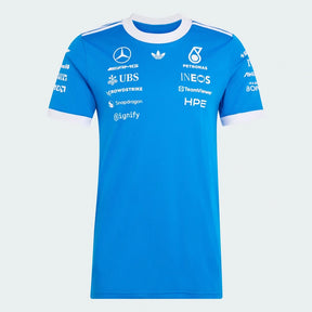Mercedes-AMG Petronas F1 Team T-Shirt – Silverstone 2026 Edition, Blau