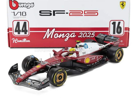 Modell Scuderia Ferrari SF-25 BBurago #44 Lewis Hamilton Monza 2025