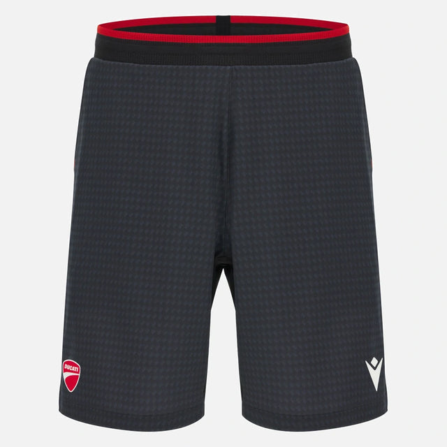 Ducati x Macron Sports Shorts with Logo – Dark Grey