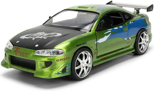 Jada Fast & Furious Brian's Mitsubishi Eclipse Modell im Maßstab 1:24 – 25th Anniversary Edition