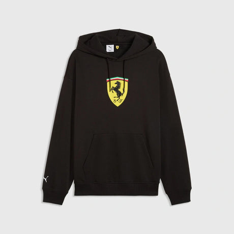 Scuderia Ferrari F1 x Puma Hoodie mit großem Wappen – Schwarz