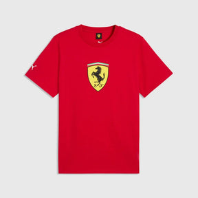 Scuderia Ferrari F1 x Puma Fan-T-Shirt mit großem Wappen – Rot
