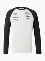 Oracle Red Bull Racing Classic Team-Langarmshirt mit Sponsorenlogos – Grau